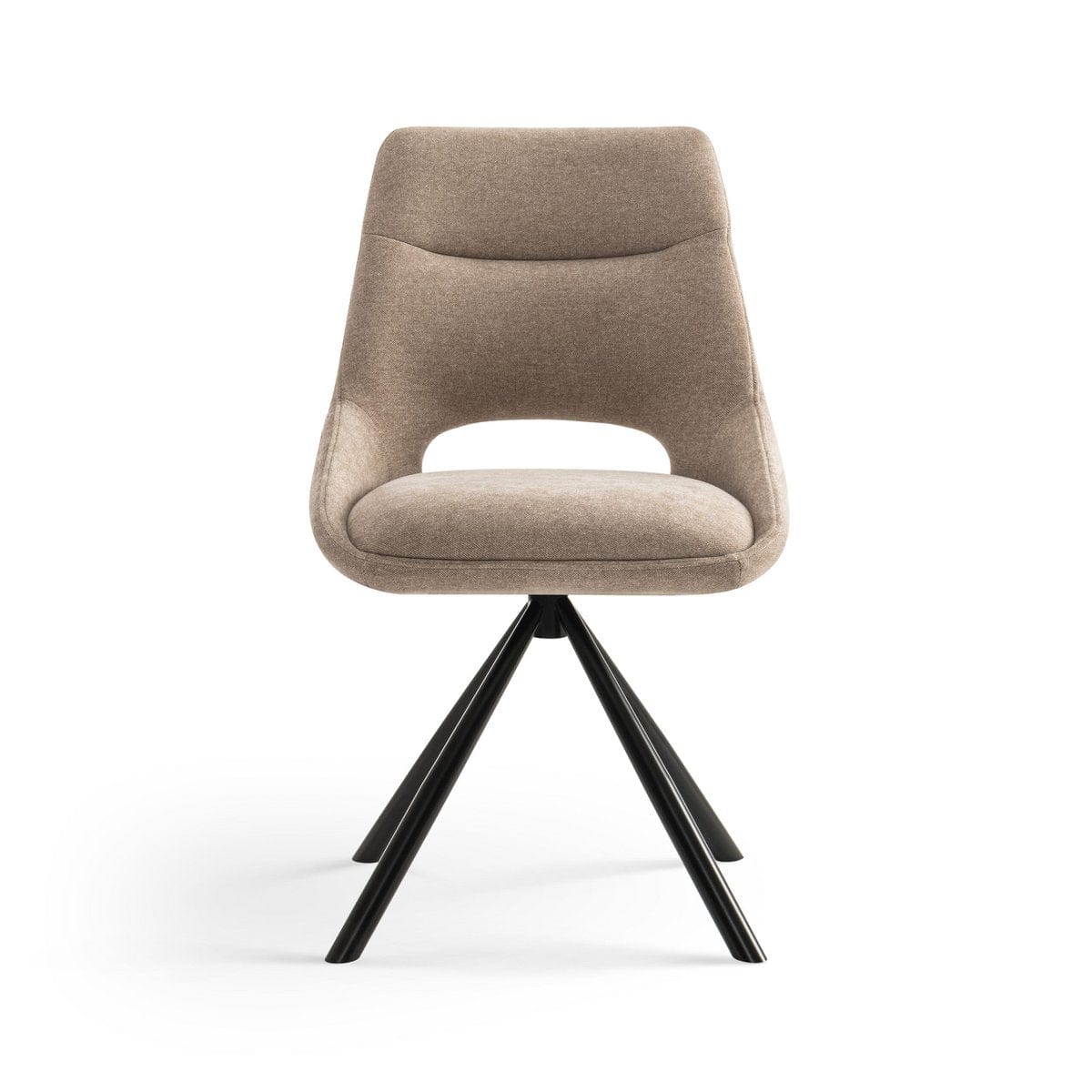 Criks Design Eetkamerstoelen set van 2 - Tosca - Taupe - Stof