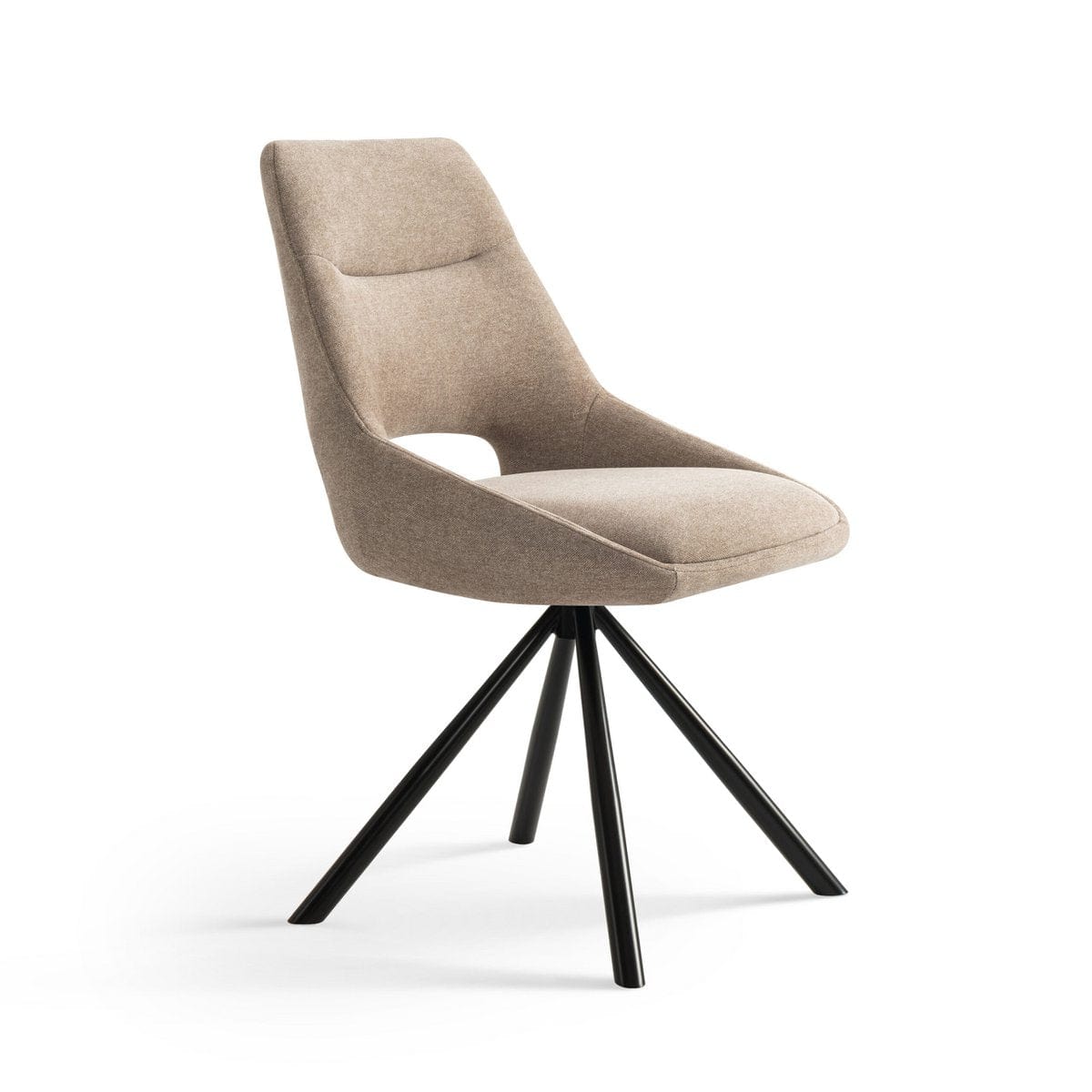 Criks Design Eetkamerstoelen set van 2 - Tosca - Taupe - Stof