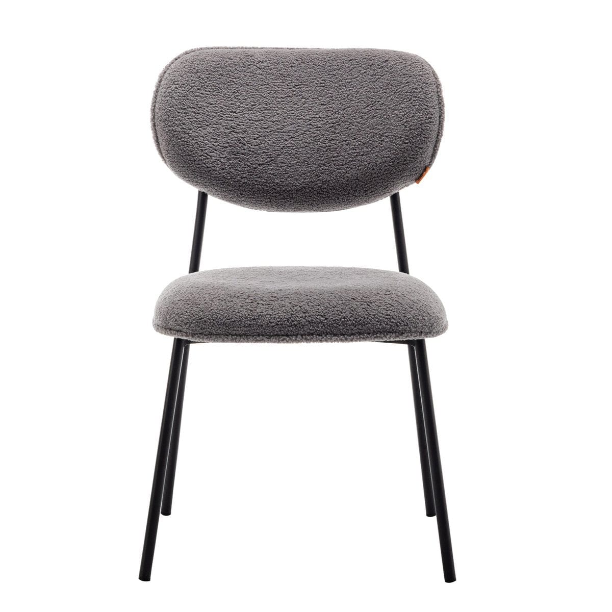 Criks Design Eetkamerstoelen set van 4 - Amalia - Teddy Grijs - Stof