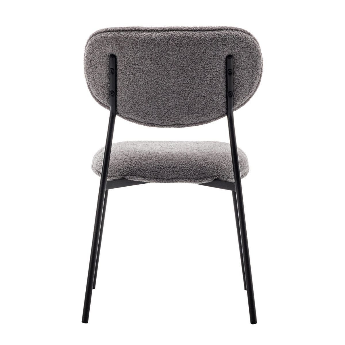 Criks Design Eetkamerstoelen set van 4 - Amalia - Teddy Grijs - Stof