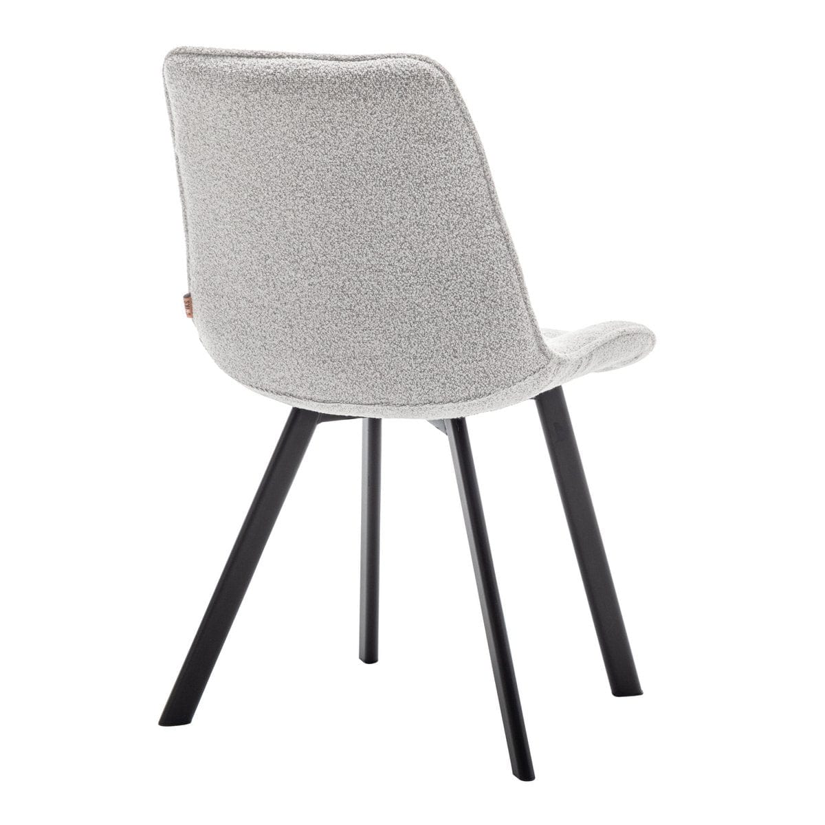 Criks Design Eetkamerstoelen set van 4 Felix Boucle Wit grijs