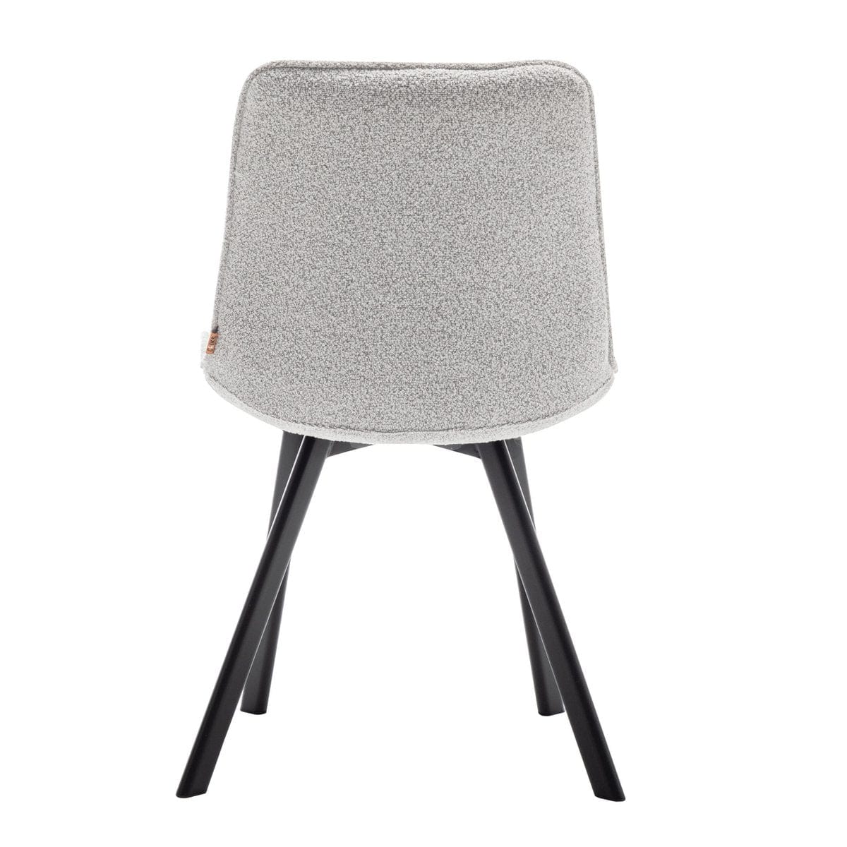 Criks Design Eetkamerstoelen set van 4 Felix Boucle Wit grijs