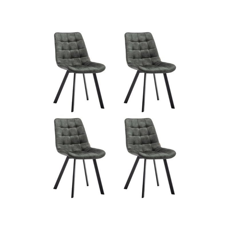 Criks Design Eetkamerstoelen set van 4 Felix Velvet Groen