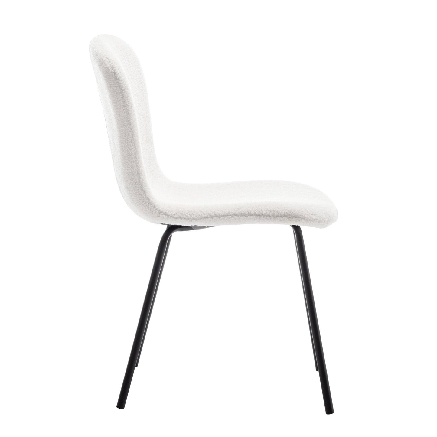 Criks Design Eetkamerstoelen Set van 4 - Luca - Teddy - Creme