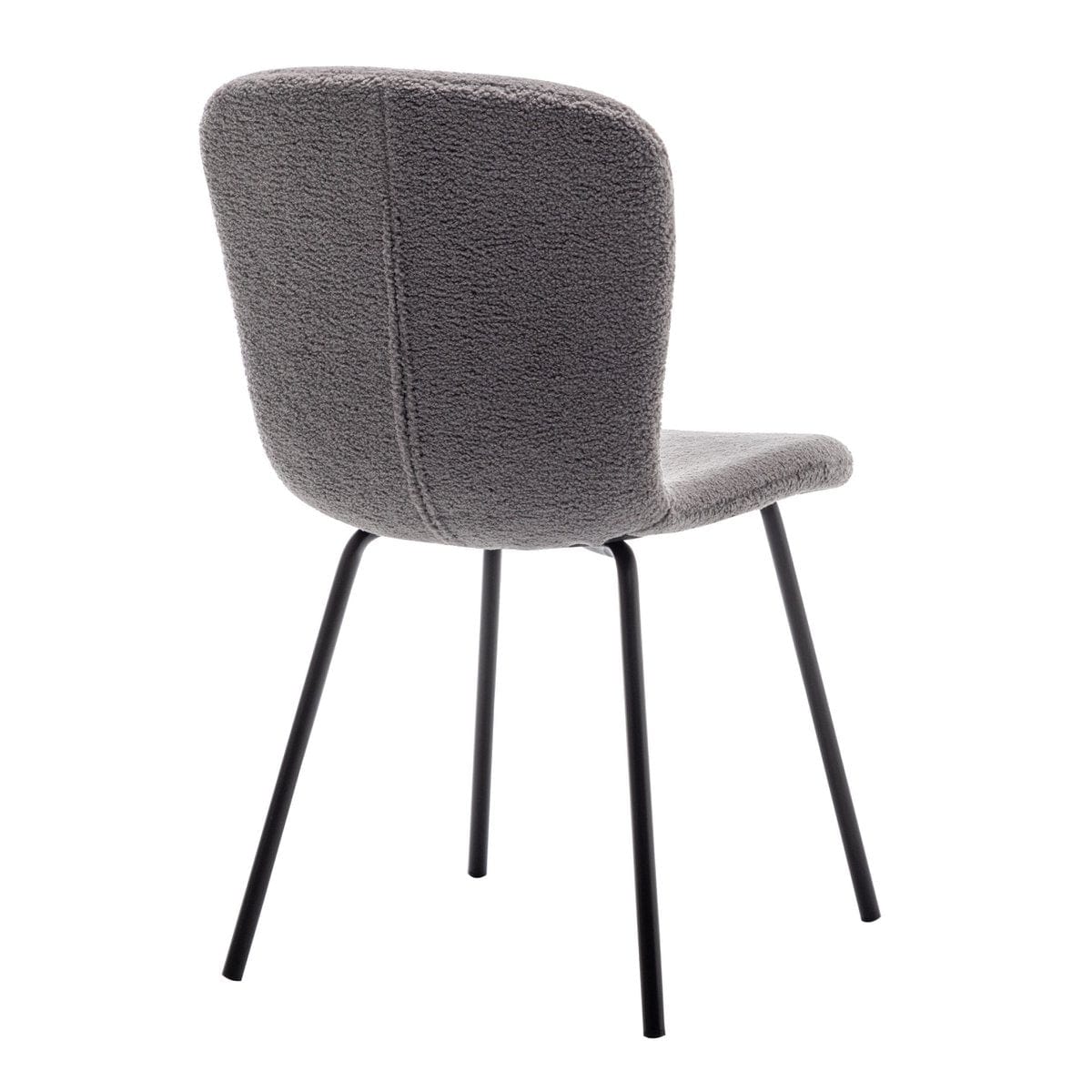 Criks Design Eetkamerstoelen Set van 4 - Luca - Teddy - Grijs