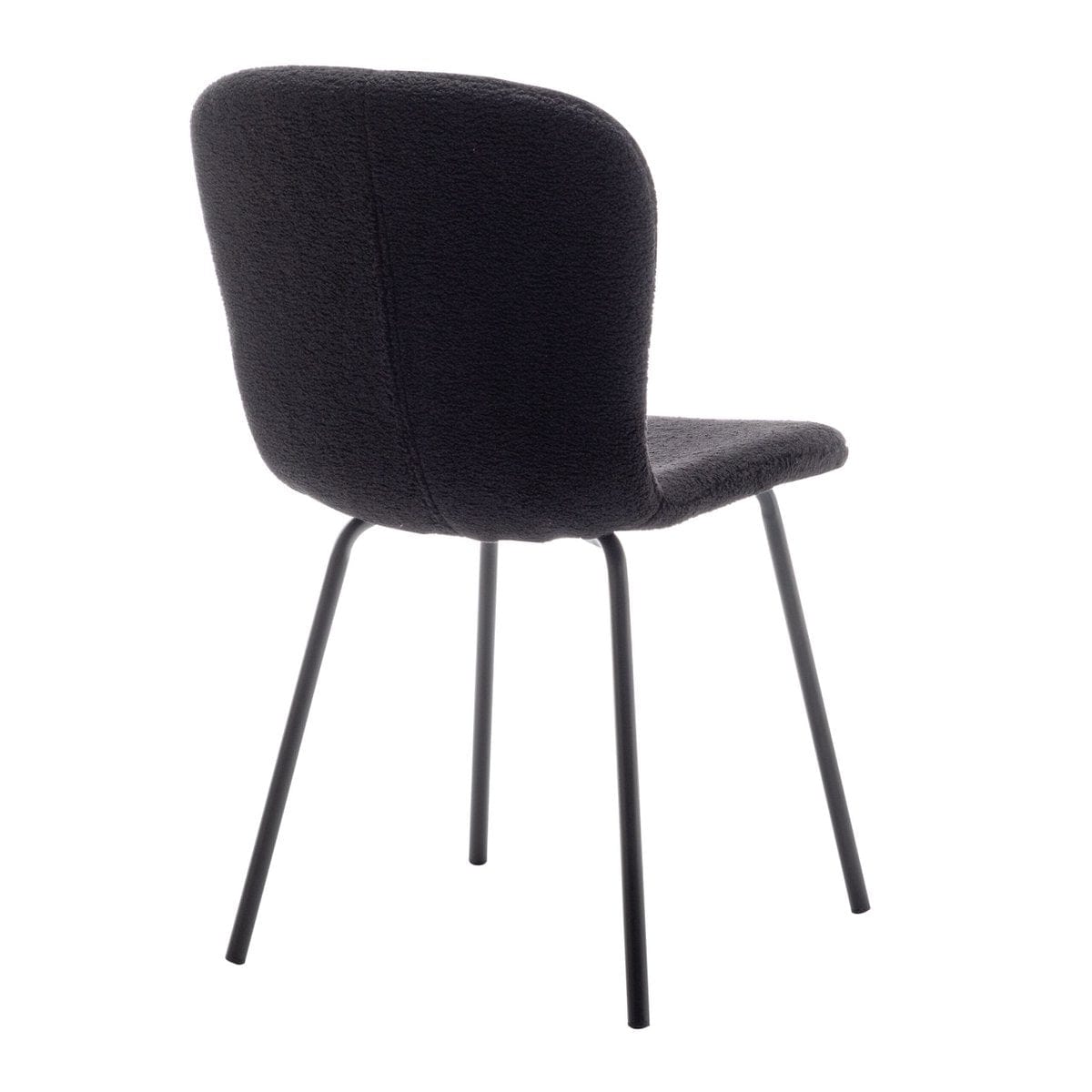 Criks Design Eetkamerstoelen Set van 4 - Luca - Teddy - Zwart