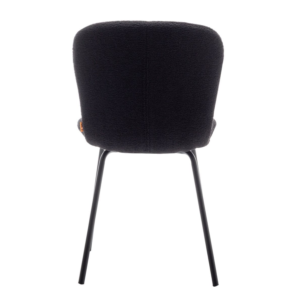 Criks Design Eetkamerstoelen Set van 4 - Luca - Teddy - Zwart