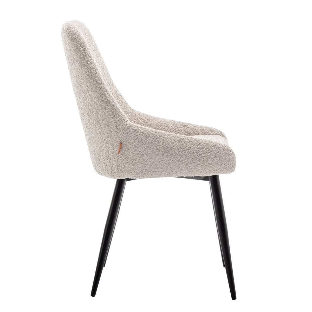 Criks Design Eetkamerstoelen set van 4 Oscar Boucle Beige