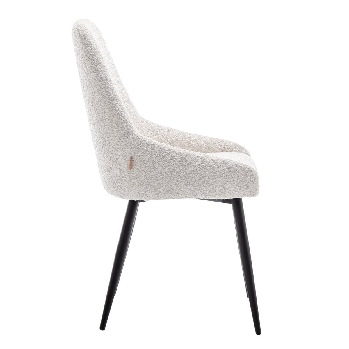 Criks Design Eetkamerstoelen set van 4 Oscar Boucle Creme