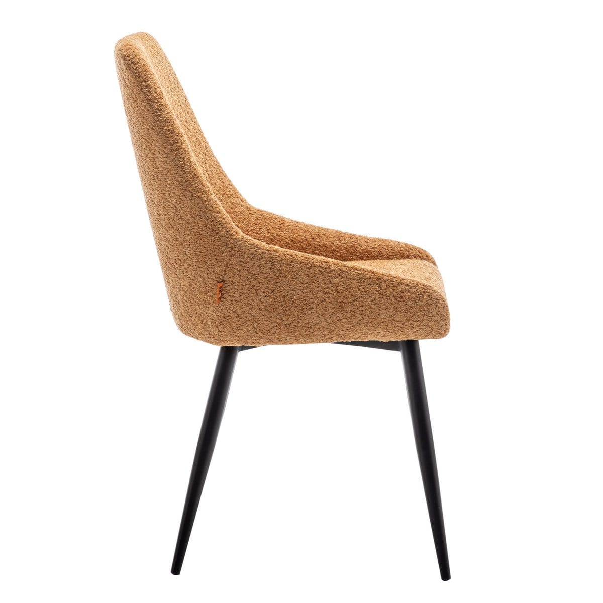 Criks Design Eetkamerstoelen set van 4 Oscar Boucle Geel
