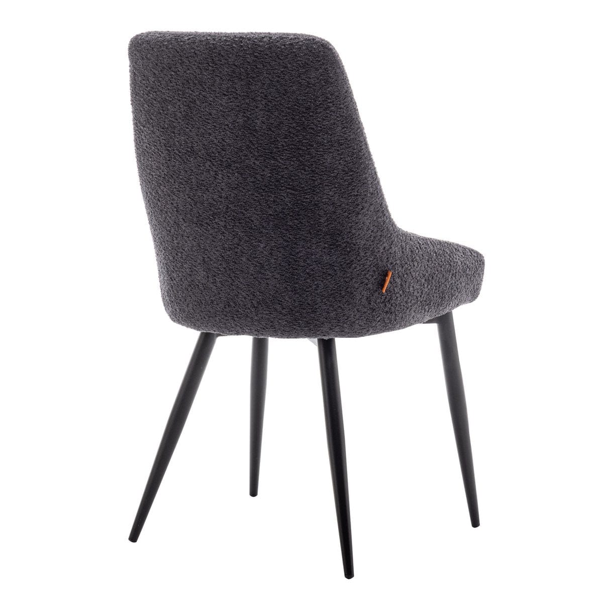 Criks Design Eetkamerstoelen set van 4 Oscar Boucle Zwart