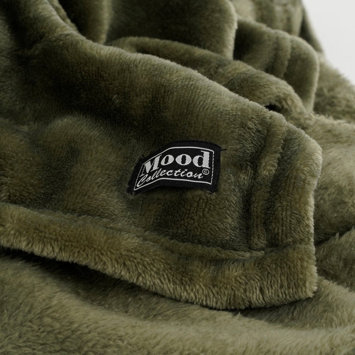In The Mood Famke Fleece Plaid - L180 x B130 cm - Donkergroen