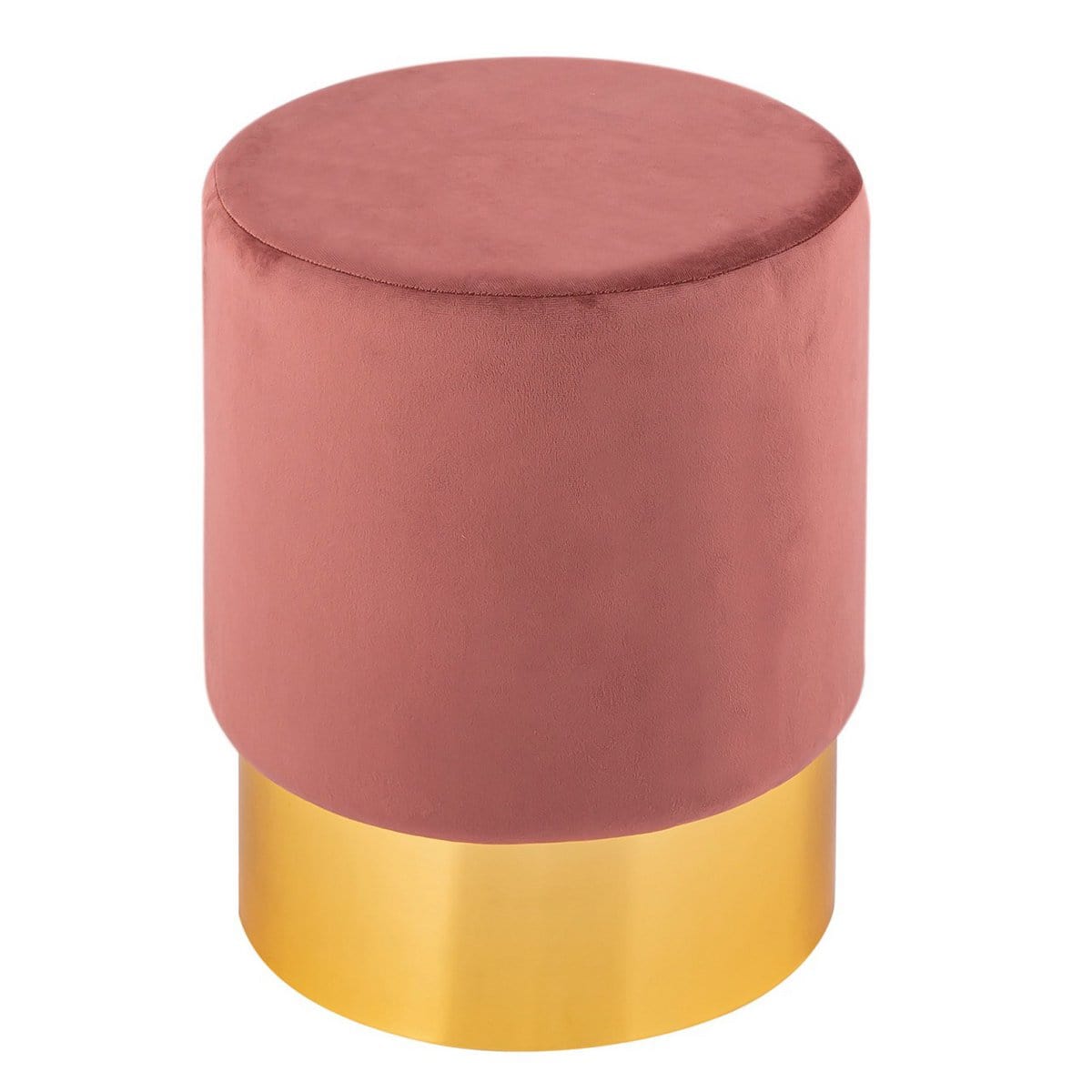 Voglrieder kreatives Wohnen Fluwelen kruk 2e keus fluwelen poef Ø 31 H 43 cm kruk poef velours kruk belastbaar tot 150 kg