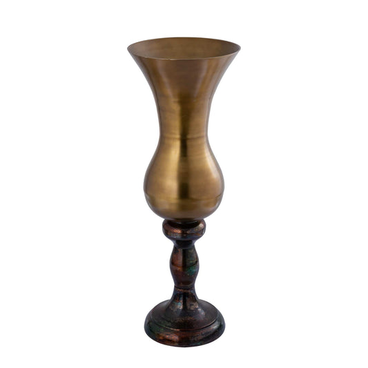 PTMD Ginno Messing gegoten gegoten alu pot antiek M