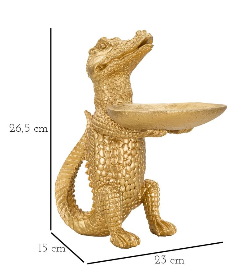 Mauro Ferretti GOLD COCODRILE CM 23X15,25X26,60