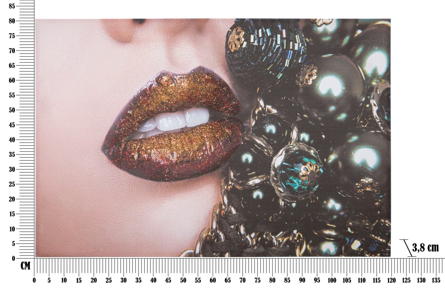 Mauro Ferretti HANDMADE WALL PRINTINGBEAUTIFUL LIPS
CM 80X3,8X120