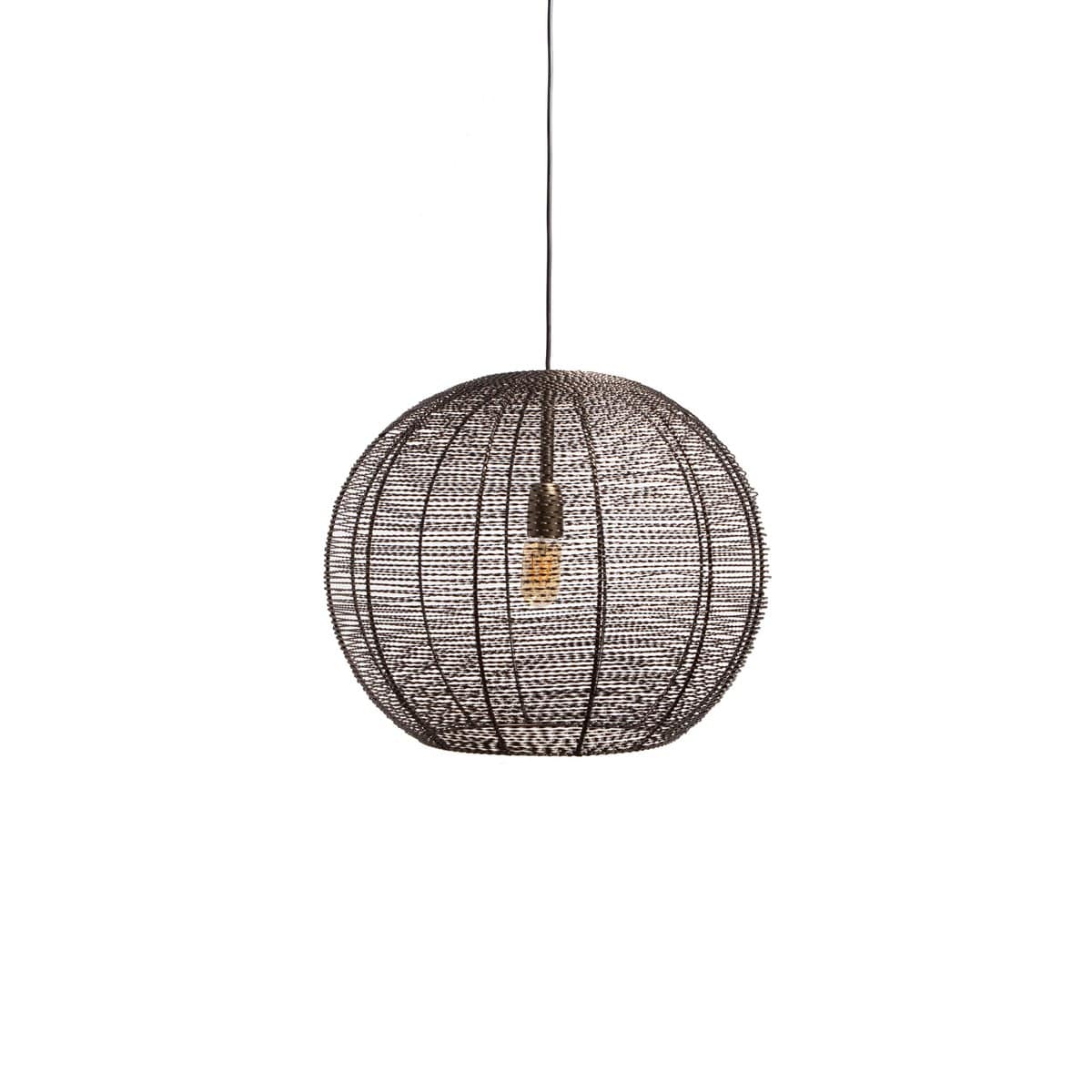 1304 Design Hanglamp LUCAS antiek brons Ø40x28cm