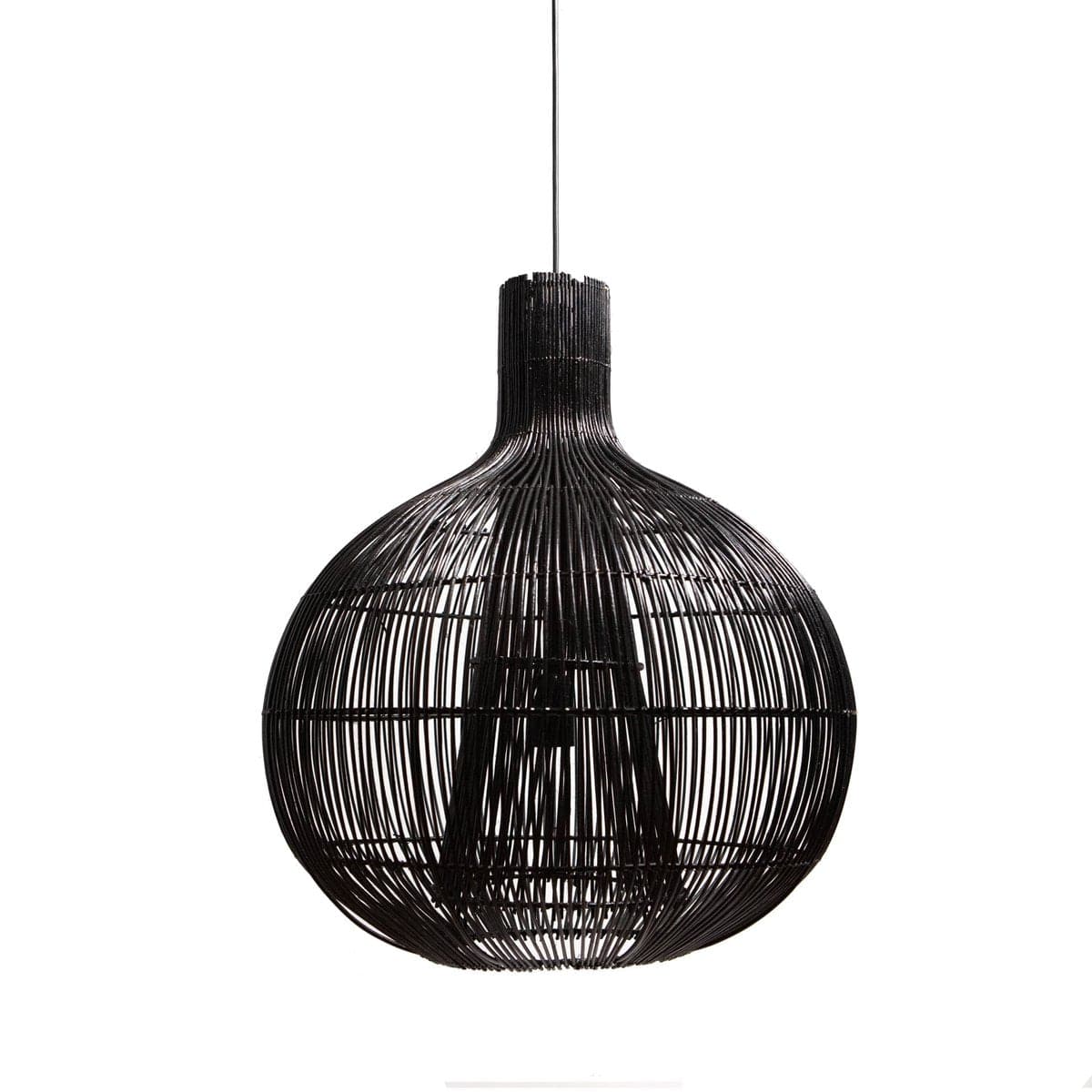 1304 Design Hanglamp RAVI mat zwart Ø50x57cm