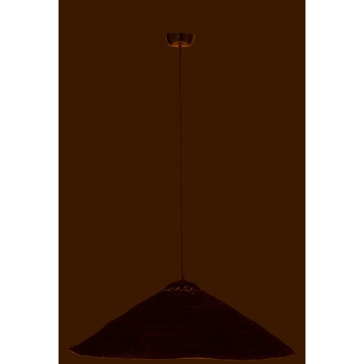 J-Line J-Line angende Lamp Hoed Moonj - gras - zwart - large