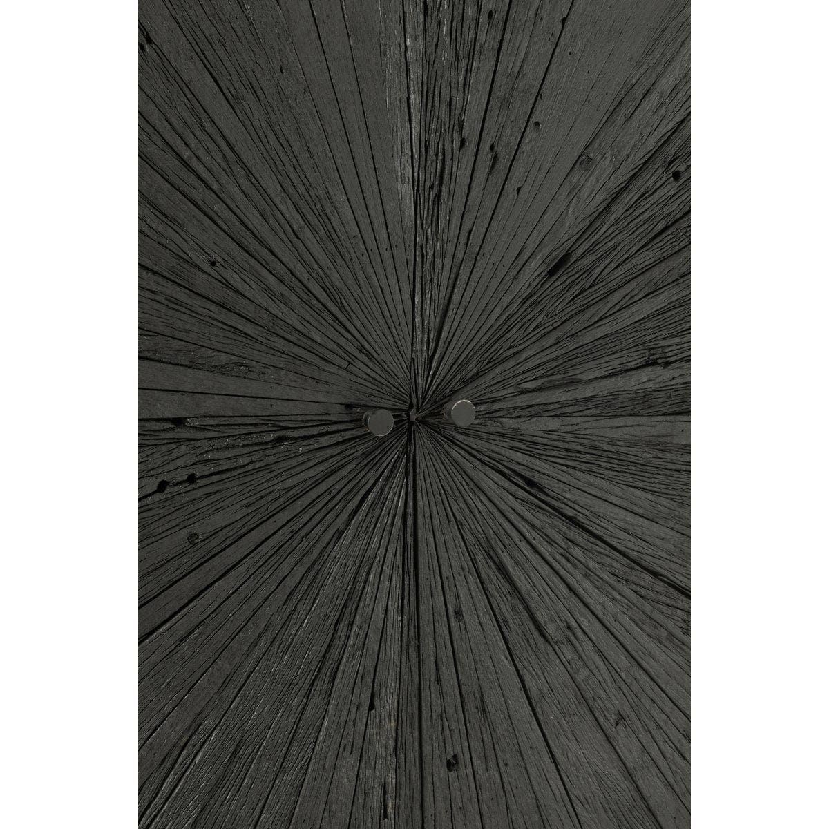 J-Line J-Line barkast Shanil - hout/ijzer - zwart
