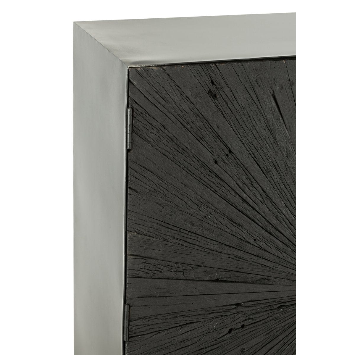 J-Line J-Line barkast Shanil - hout/ijzer - zwart
