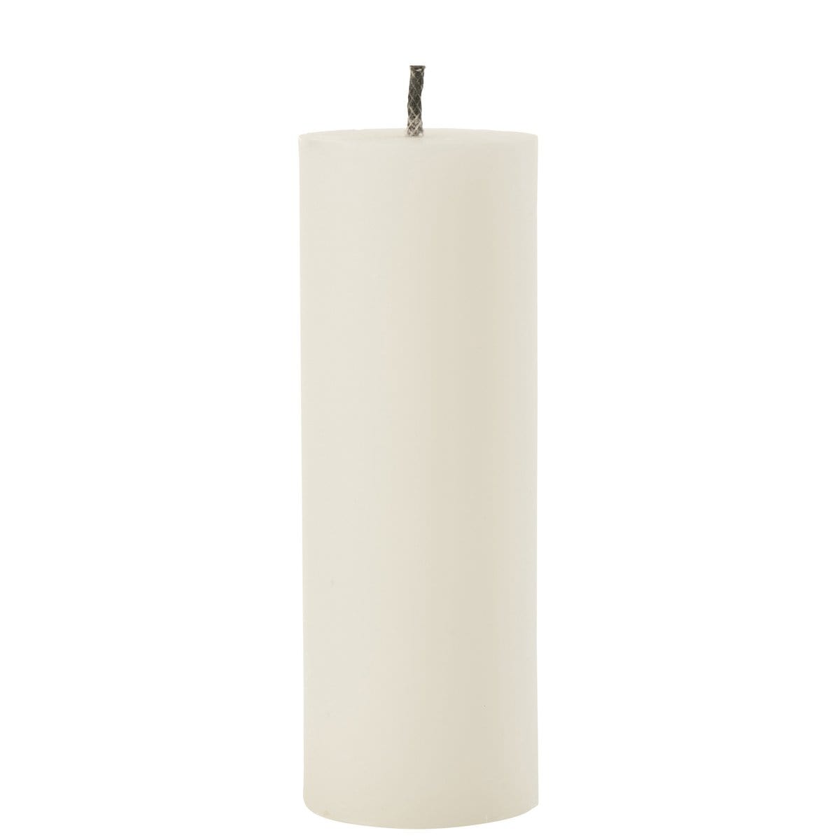 J-Line J-Line Buitenkaars Pilaar Paraffine Wit Extra Large-50Uren