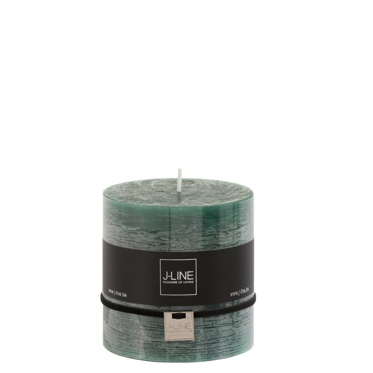 J-Line J-Line cilinderkaars - donkergroen - 75U - 6x