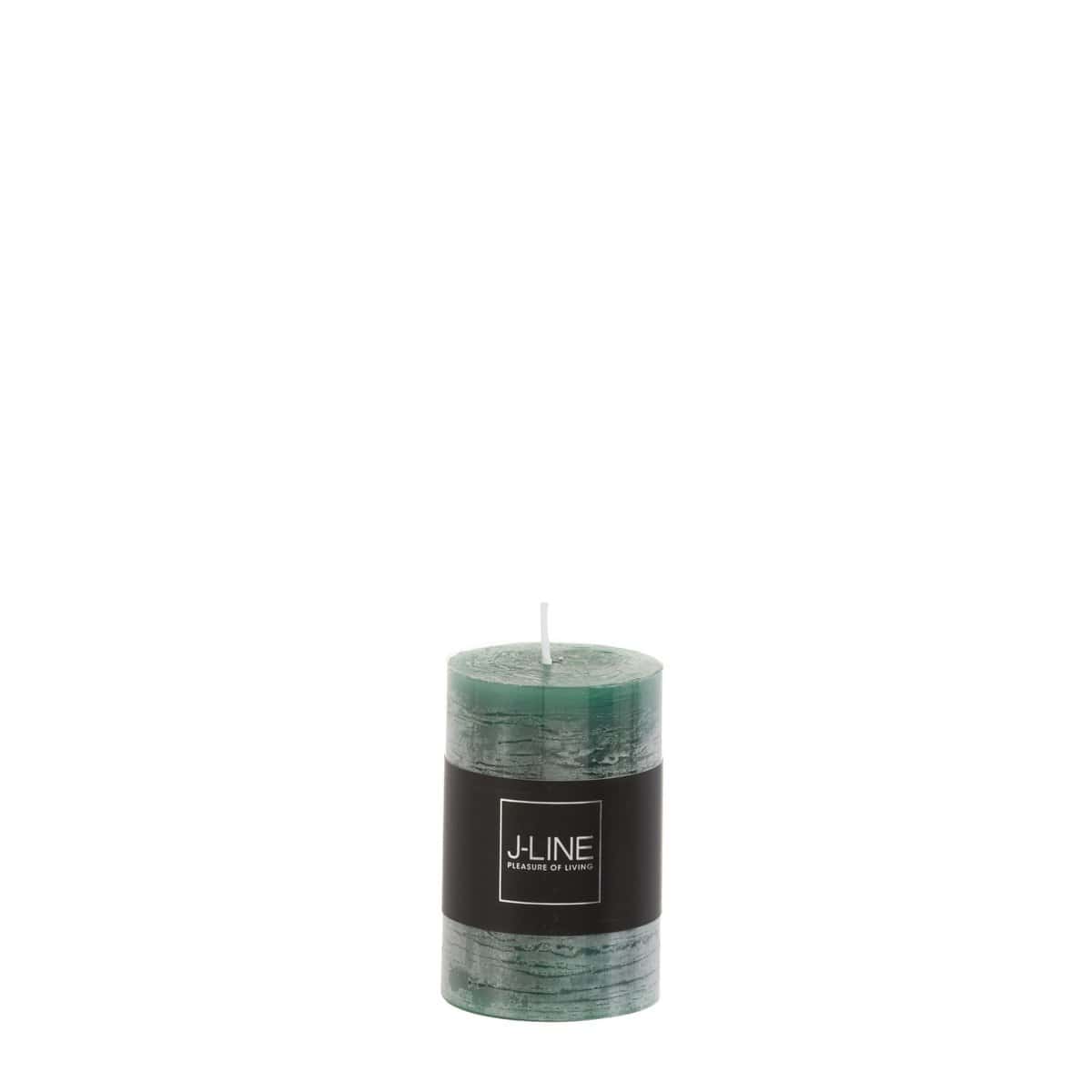 J-Line J-Line cilinderkaars - donkergroen - S - 18U - 6x
