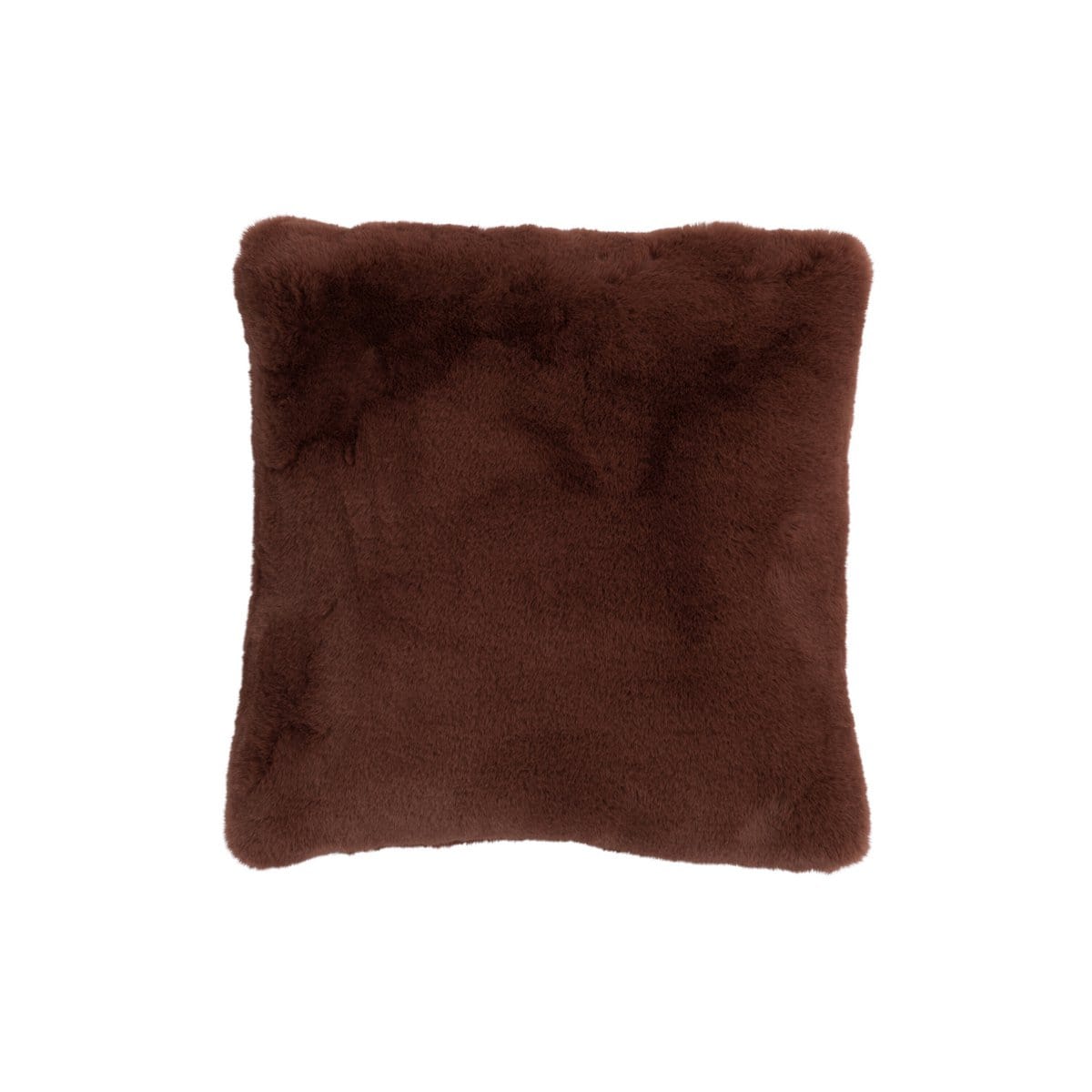 J-Line J-Line Cutie Sierkussen – Polyester – 45x45 cm – Lichtbruin