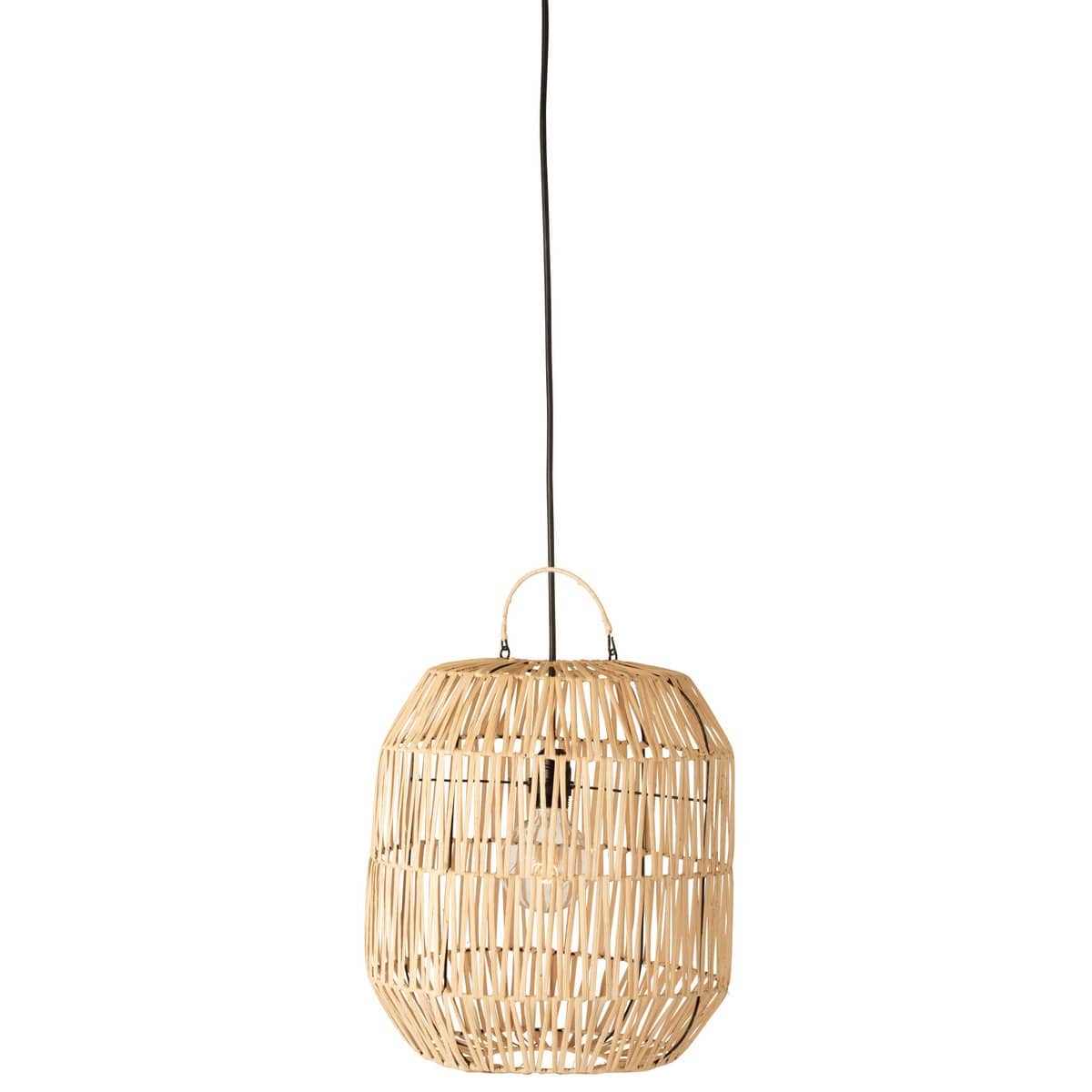 J-Line J-Line Cyclinderlamp - rotan - naturel