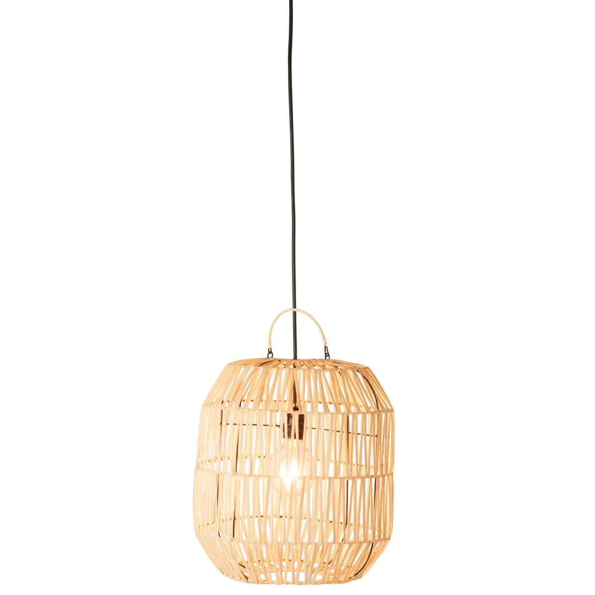 J-Line J-Line Cyclinderlamp - rotan - naturel