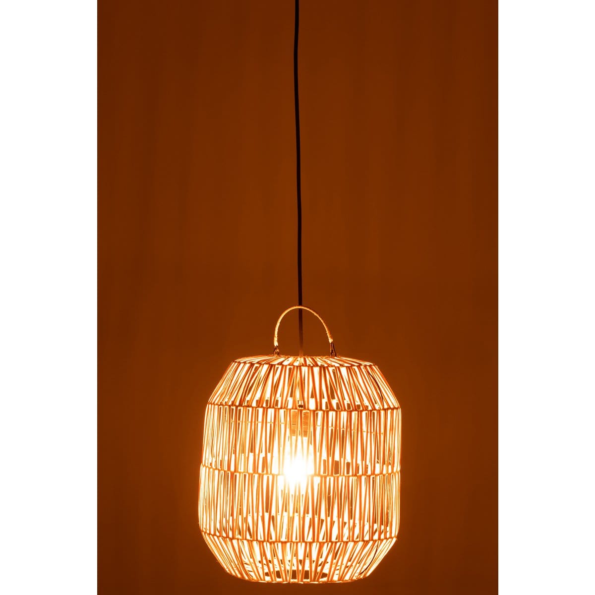 J-Line J-Line Cyclinderlamp - rotan - naturel