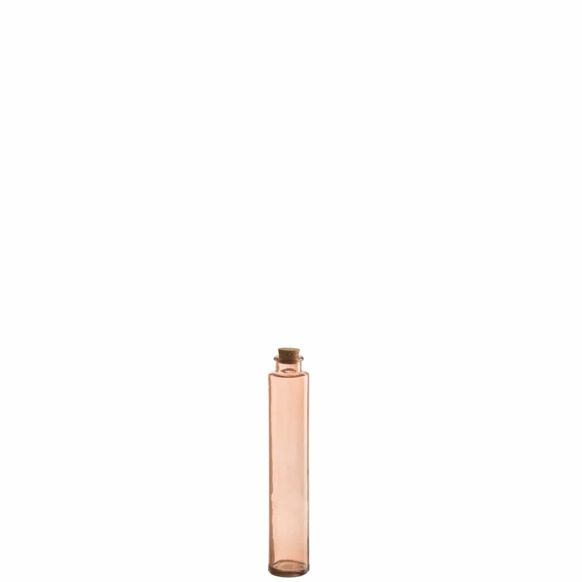 J-Line J-Line Fles Kurk Glas Licht Roze
