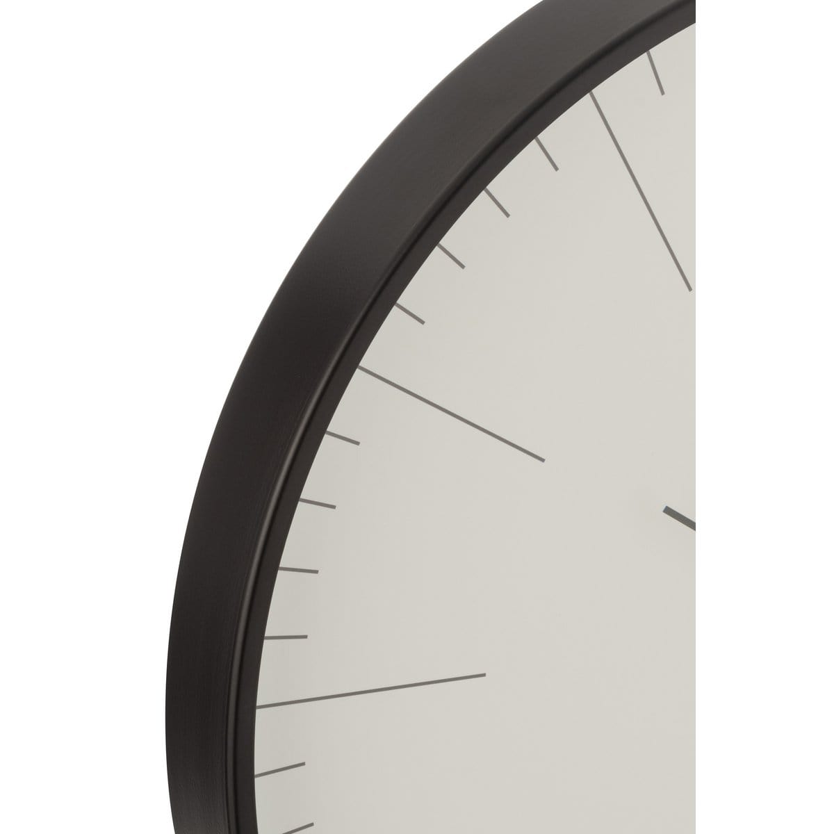 J-Line J-Line Gerbert klok - metaal - zwart - Ø 40 cm