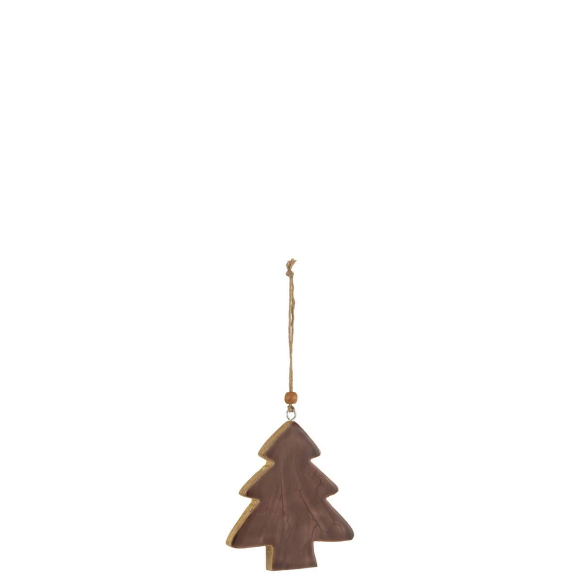 J-Line J-Line Hanger Boom Hout Bruin Klein