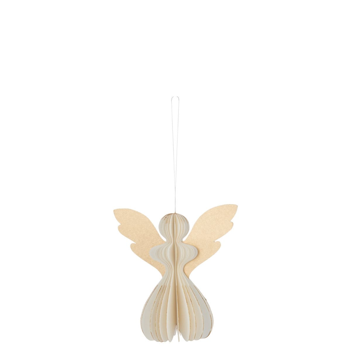 J-Line J-Line Hanger Engel Papier Creme Wit Klein