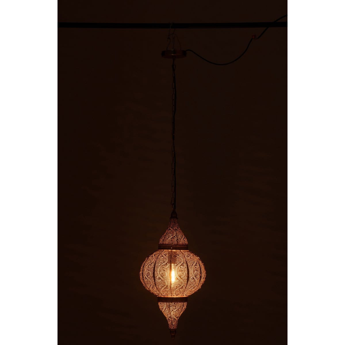 J-Line J-Line hanglamp Boor - metaal - goud - small