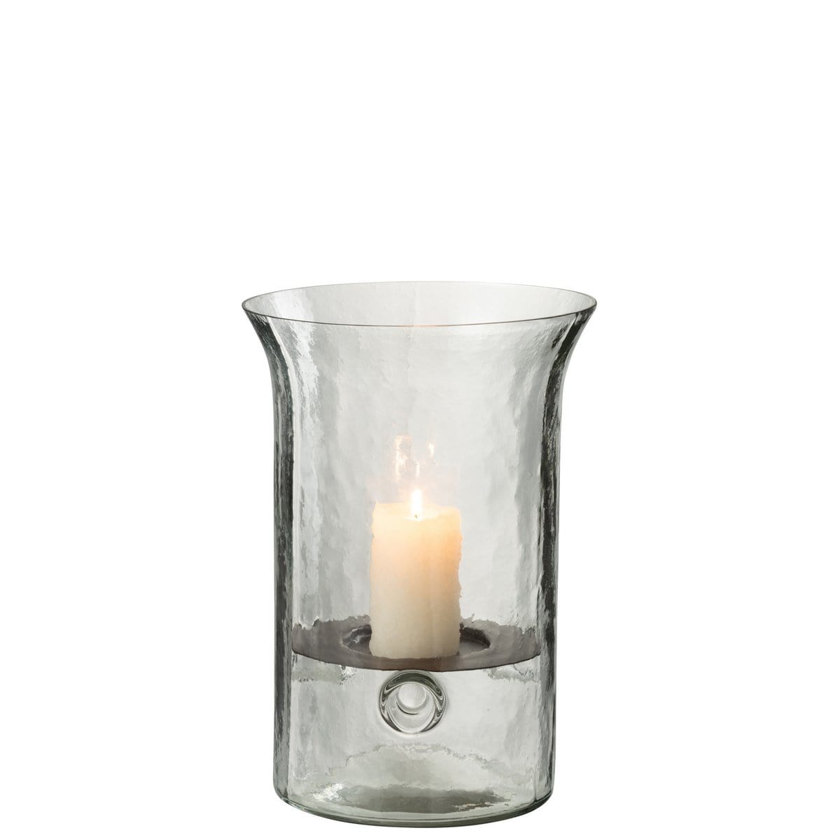 J-Line J-Line kaarshouder Bord Wazig - glas - transparant - small