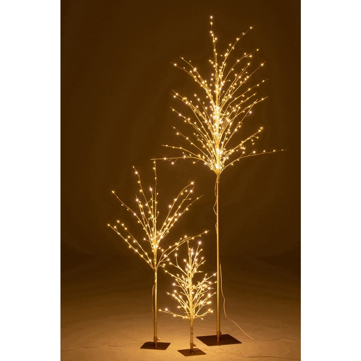 J-Line J-Line Kale Boom+Led Metaal Goud Large