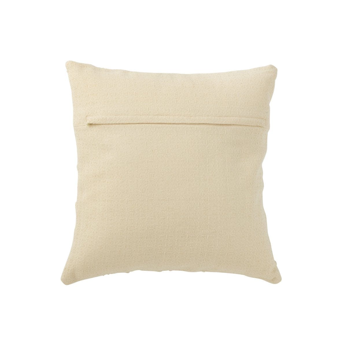 J-Line J-Line kussen Bloem - textiel - wit