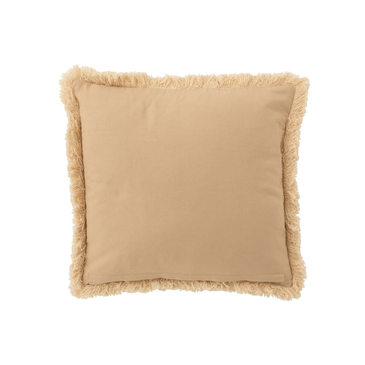 J-Line J-Line kussen Boord Ibiza - katoen - beige/wit
