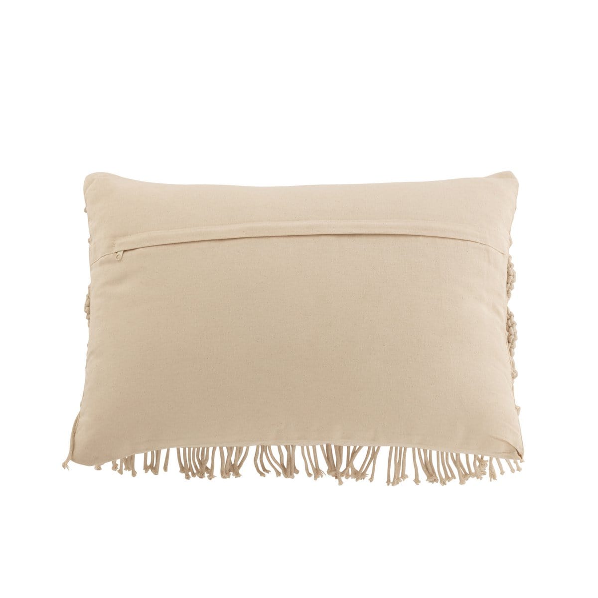 J-Line J-Line kussen Cosy Rechthoek - katoen - beige