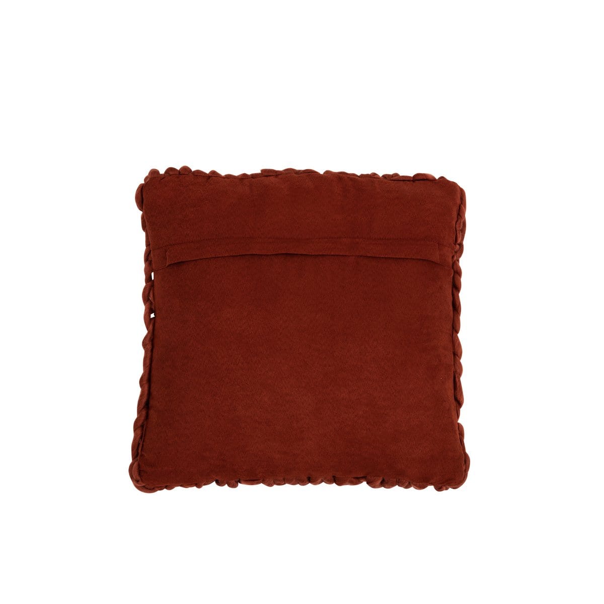 J-Line J-Line kussen Gebreid Vierkant - polyester/acryl - rood
