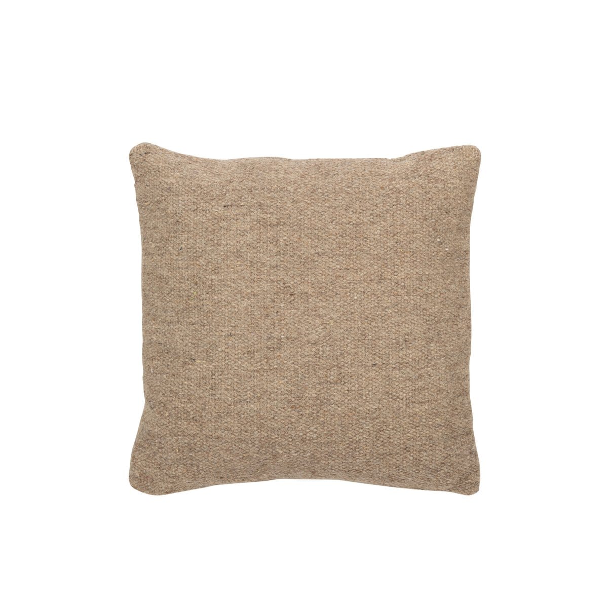 J-Line J-Line kussen Geweven - wol - beige