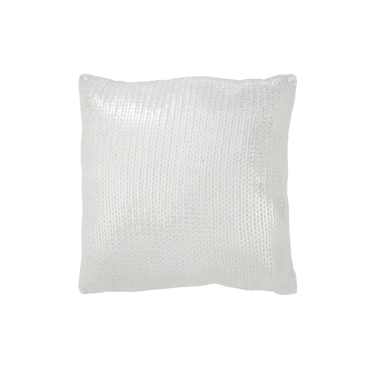 J-Line J-Line kussen Metaalachtig - polyester - zilver