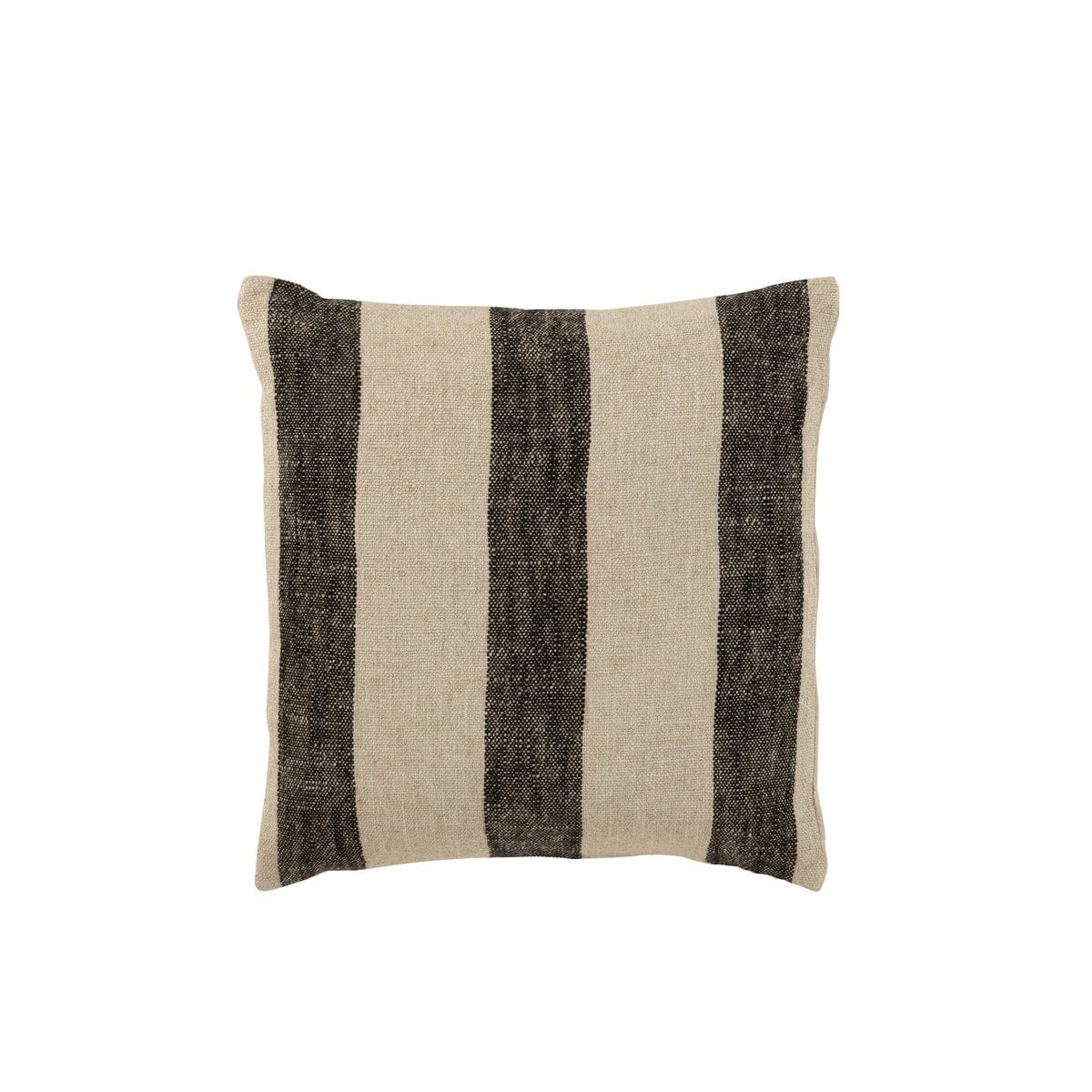 J-Line J-Line kussen Strepen - linnen - beige