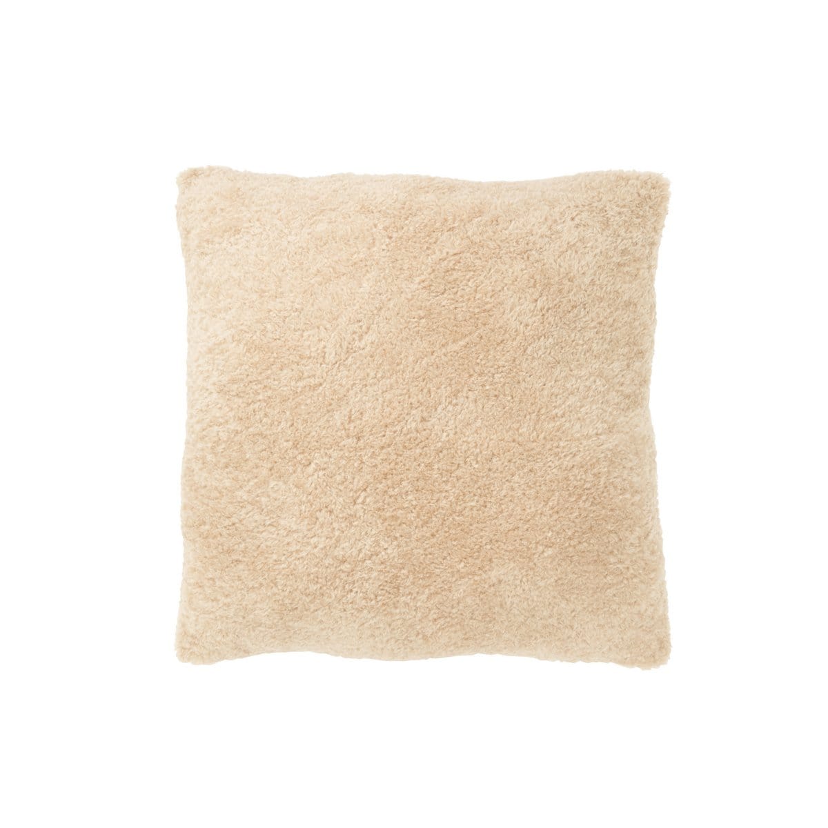 J-Line J-Line kussen Teddy - polyester - beige