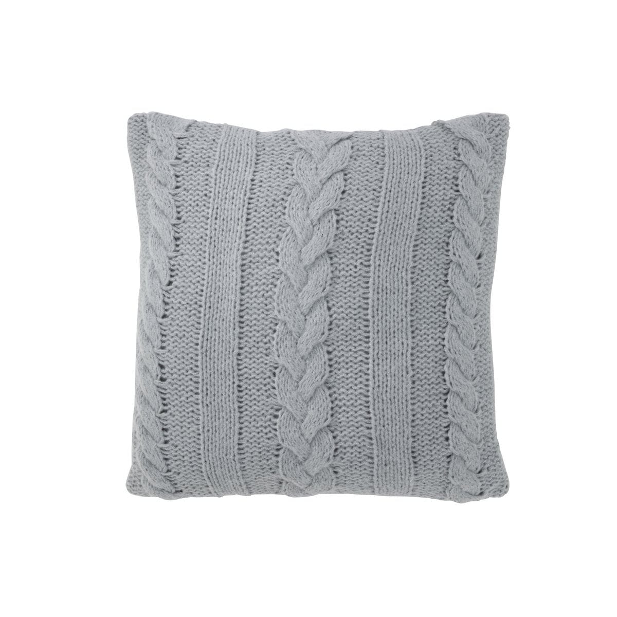 J-Line J-Line kussen Twist - polyester - grijs