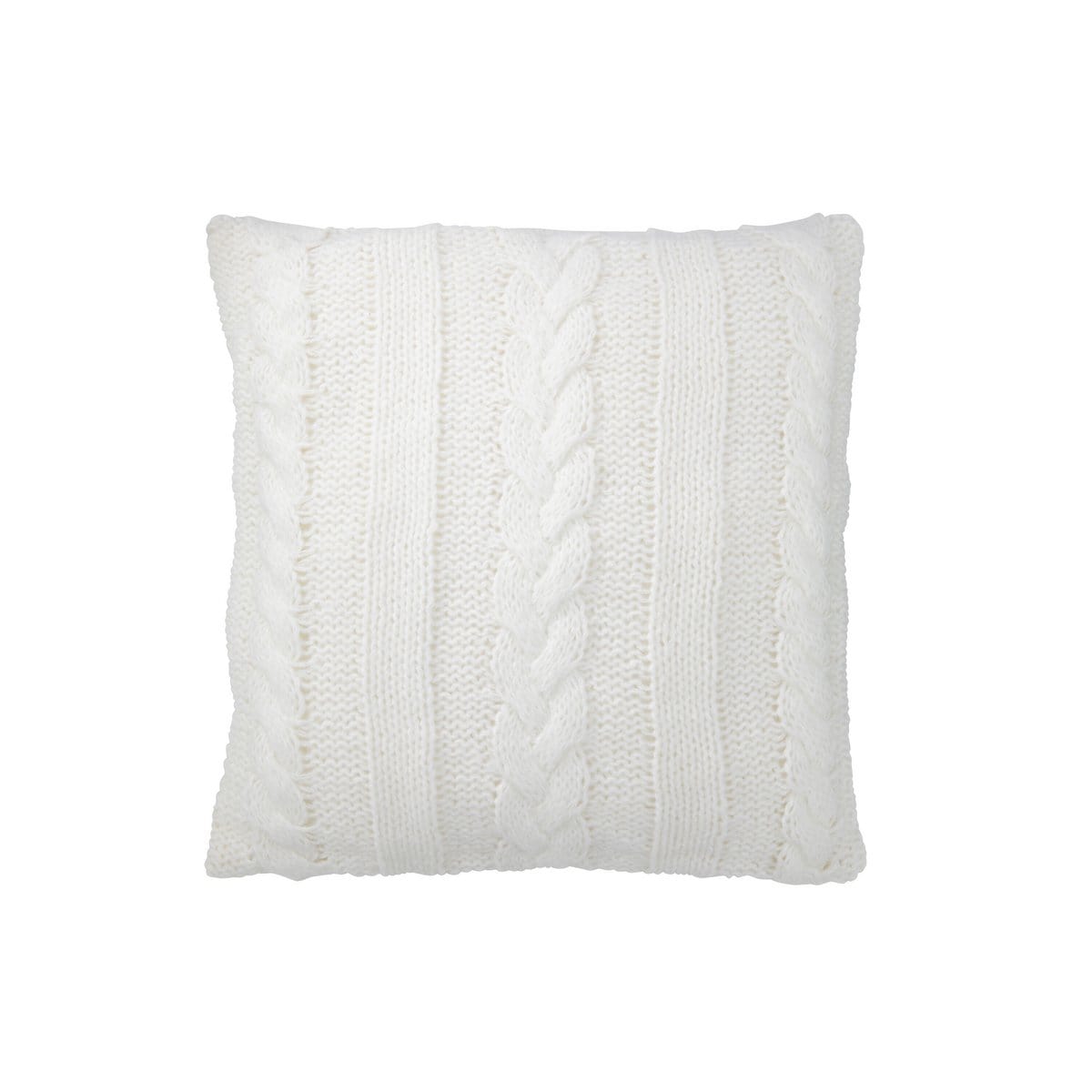 J-Line J-Line kussen Twist - polyester - wit
