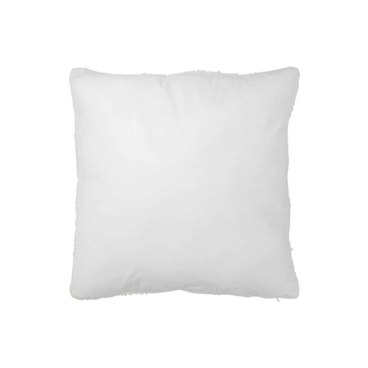 J-Line J-Line kussen Twist - polyester - wit